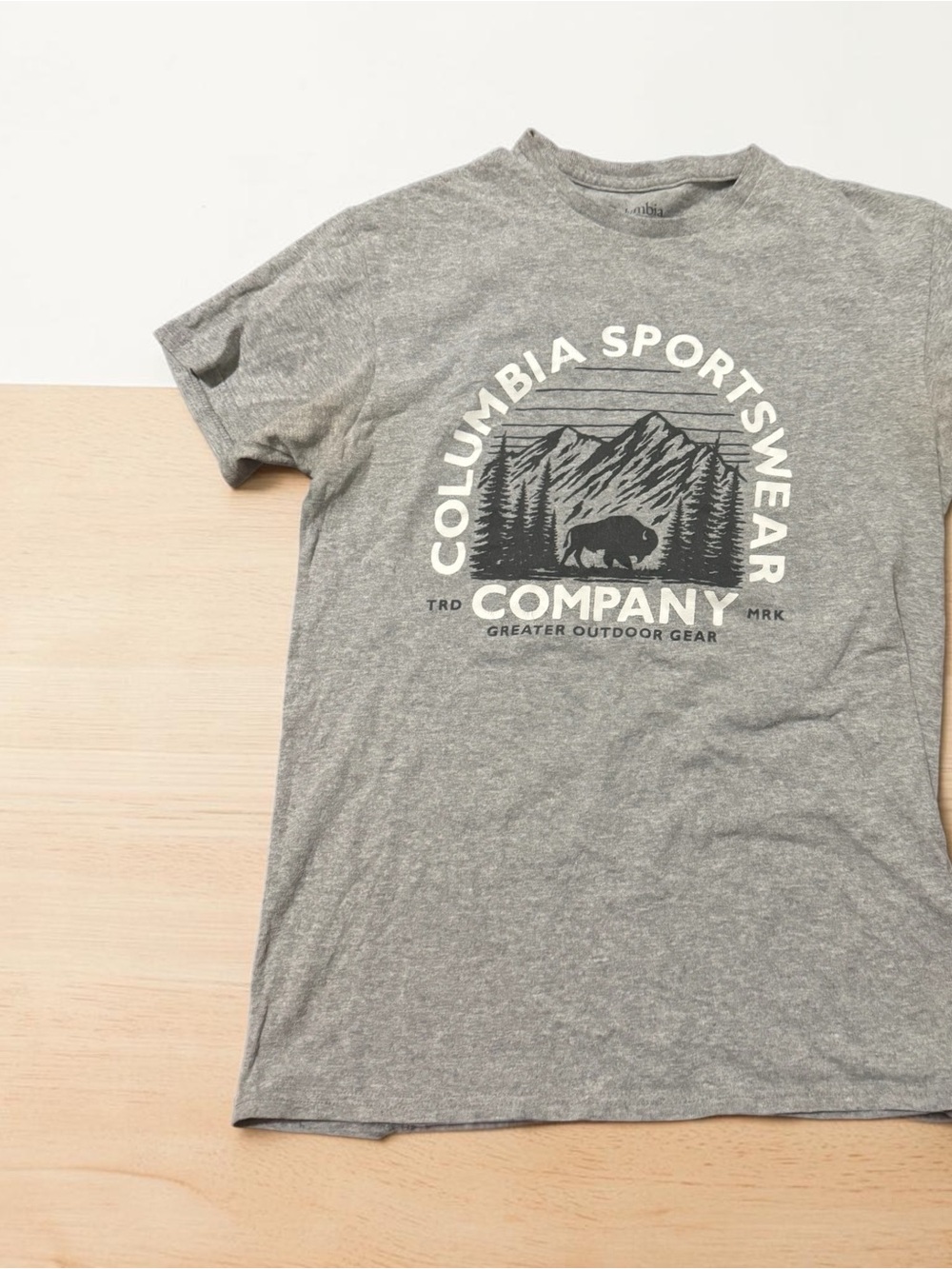 Columbia Gray Graphic Outdoor Logo Tee